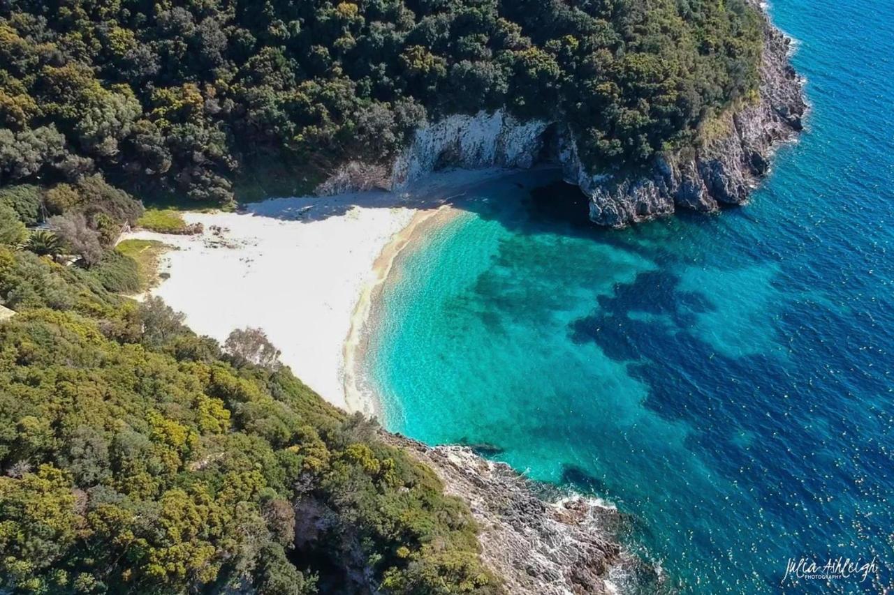 La Maisonette House In The Heart Of Liapades Close To Rovinia Beach & Paleokastritsa Exteriér fotografie